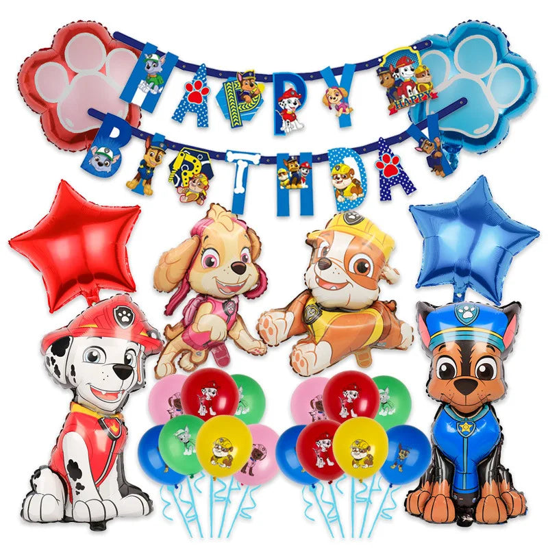 PAW Patrol-Décorations d'Anniversaire pour Enfants, Jouet Préféré des Enfants, Accessoires, Fournitures, Assiette, Tasse, Serviette et Cadeaux