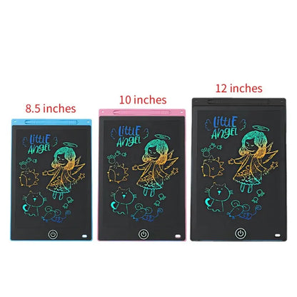 Tablette d'écriture LCD effaçable pour enfants, planche à dessin Graffiti, bloc-notes, jouets pour enfants, 6.5 pouces, 8.5 pouces, 10/12 pouces