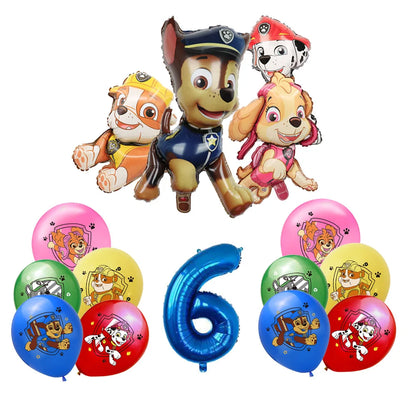 PAW Patrol-Décorations d'Anniversaire pour Enfants, Jouet Préféré des Enfants, Accessoires, Fournitures, Assiette, Tasse, Serviette et Cadeaux