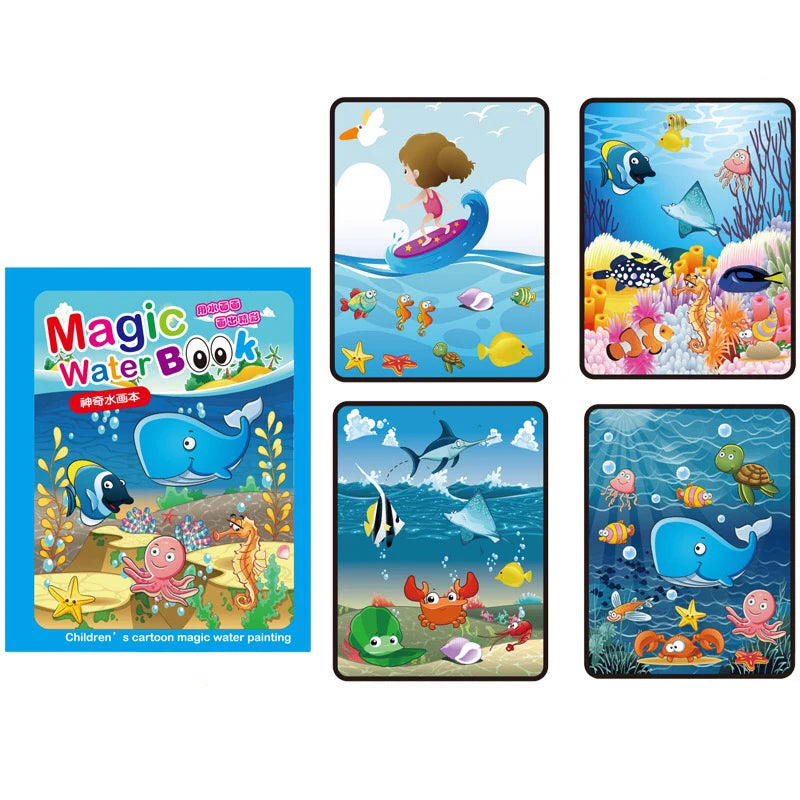 Jouets magiques de dessin à l'eau pour enfants, jouets de peinture pour enfants, anniversaire, Noël, cadeau de nouvel an pour garçons et filles, nouveau!