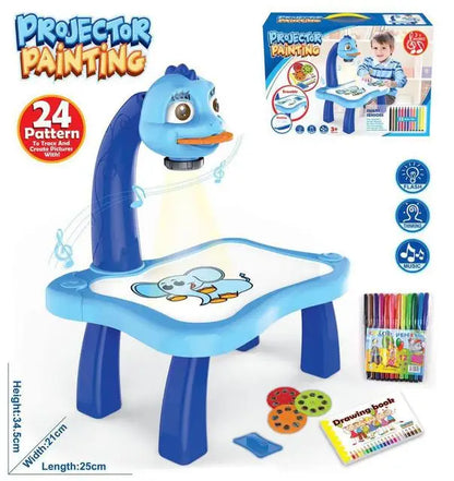 Tableau de peinture pour enfants, jouets pour enfants, projecteur LED, table de peinture artistique, bureau, jouet éducatif et outil de peinture