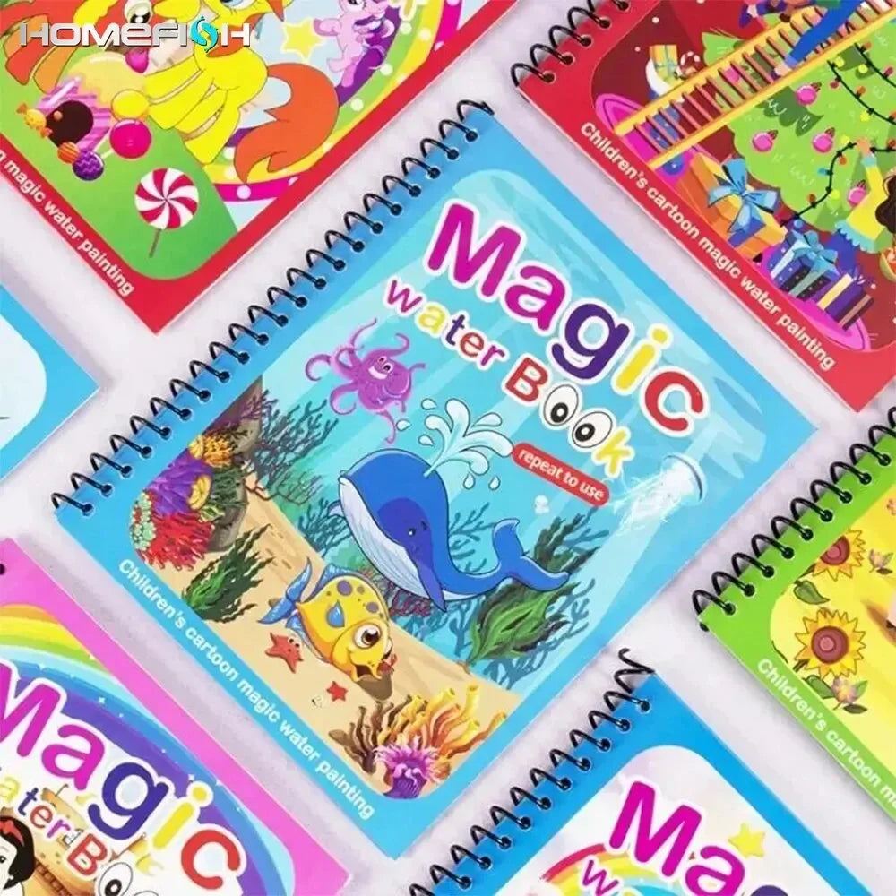 Jouets magiques de dessin à l'eau pour enfants, jouets de peinture pour enfants, anniversaire, Noël, cadeau de nouvel an pour garçons et filles, nouveau!