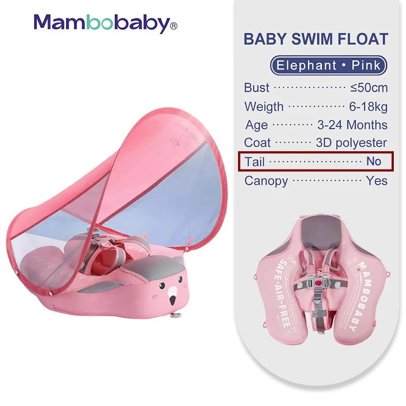 Mambobaby - Planche à Flotter pour Bébé, Jouet autour de la Taille, Solide et Non Gonflable