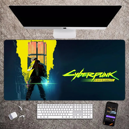 Cyberpunk Anime Edgerunners Souris Sub Large Gaming Computer, Clavier PC, Souris Polymères