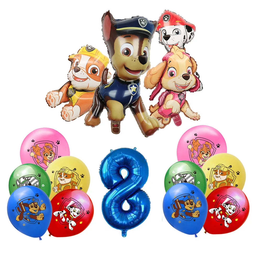 PAW Patrol-Décorations d'Anniversaire pour Enfants, Jouet Préféré des Enfants, Accessoires, Fournitures, Assiette, Tasse, Serviette et Cadeaux