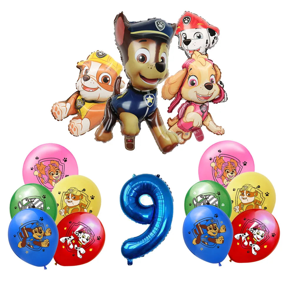 PAW Patrol-Décorations d'Anniversaire pour Enfants, Jouet Préféré des Enfants, Accessoires, Fournitures, Assiette, Tasse, Serviette et Cadeaux