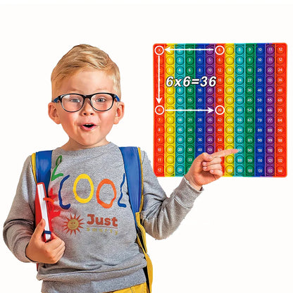 Jeu de Multiextrêmes Rapide pour Enfant, Jeu de Mathématiques, Push Pop, Bulle, Fois, Table, Comptage des Nombres, 12x12